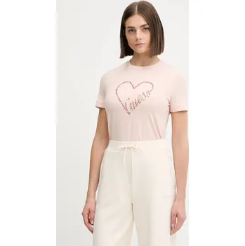 Pánské tričko Tričko Guess LOVE V5BI13.J1314 oranžová 24X, vel. XXS