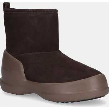 Pánská zimní obuv Semišové sněhule Moon Boot MB MEZZALUNA MID BOOT hnědá barva, 80D2500060 M010, 41, 89X