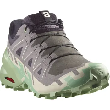 Dámská běžecká obuv Salomon Speedcross 6 W L47582000 - castlerock/vanilla ice/smoke green 42 2/3