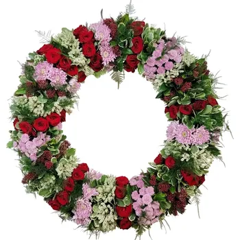 Věnec Smuteční věnec před rakev 80cm