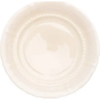 Talíř Talíř mělký, český porcelán, 25 cm, Sonáta, slonová kost, Leander