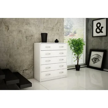 Nábytek CASARREDO ANES komoda 5S, bílá