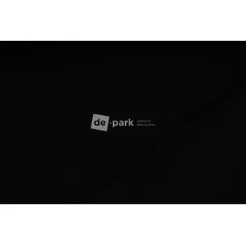 Počesaná teplákovina - černá - 999