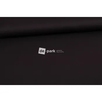 Sportovní žebrovaný úplet / náplet - černá