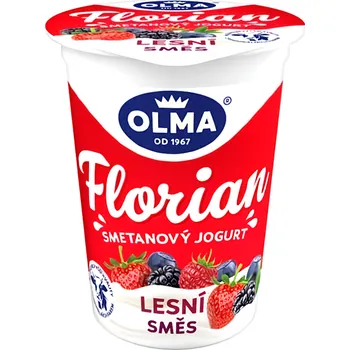 Olma Florian Smetanový jogurt lesní směs 150g