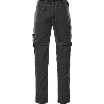 Dámské kalhoty MASCOT® Kalhoty s kapsami na stehnech Černá/tmavě antracitová Velikost: 47