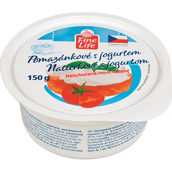 Přepuštěné máslo Fine Life Tradiční pomazánkové lehké s jogurtem 150g