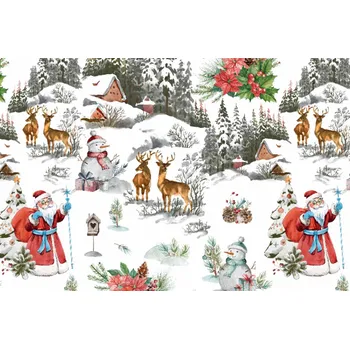 ubrus HW LOGISTIC s.r.o. PVC ubrus VÁNOČNÍ ZIMA 120x140 cm