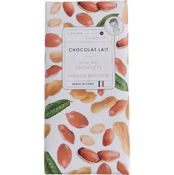 Čokoláda L'Eclair De Génie Hořká čokoláda s arašídy 90g