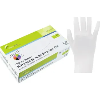 Pracovní oblečení smartdent smart Nitrilové Rukavice Soft Premium Bez Pudru Bílá M 100ks