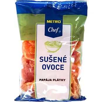 Metro Chef Papája sušená plátky, fólie 250g