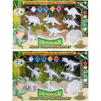 kreativní sada PMS Kreativní sada - vymaluj si vlastní dinosaury 6ks