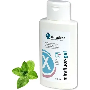 Lubrikační gel HAGER WERKEN Mirafluor-Gel 1,23% Máta 250ml