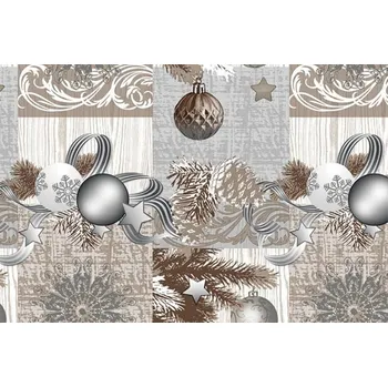 ubrus PVC ubrus VÁNOČNÍ KOULIČKA 140x140 cm