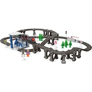 Hračka Vlak trať s efekty 92x68x15 cm