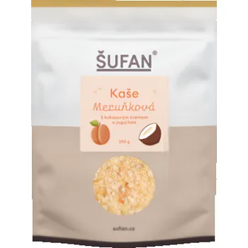 Šufan Meruňková kaše s kokosovým krémem a jogurtem 250g