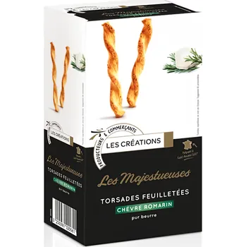 Les Créations Máslové tyčinky s kozím sýrem a rozmarýnem 100g