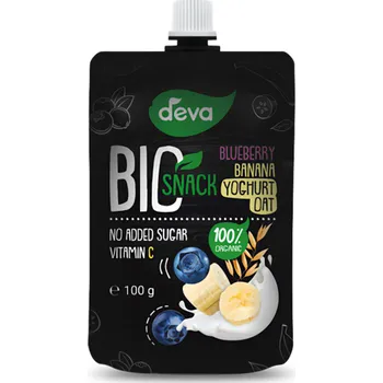 Dětská výživa Deva BIO svačinka borůvka, banán, jogurt a oves 100g