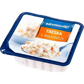 konzervovaná ryba Varmuža Treska v majonéze 150g