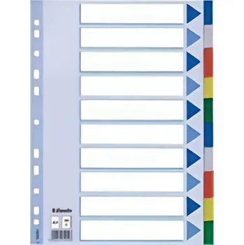 Esselte Rozlišovač plast 10 listů A4 maxi