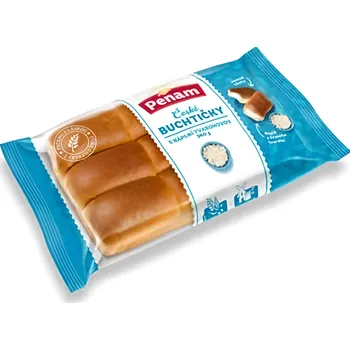 Pečivo Penam České buchtičky s tvarohovou náplní 360g