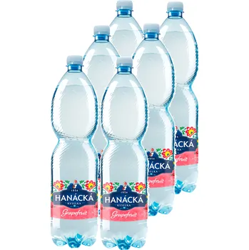 Voda Hanácká Kyselka minerální voda grep 6x1,5l 6l