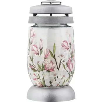 Smuteční dekorace Hřbitovní lucerna 235 mm stříbrná