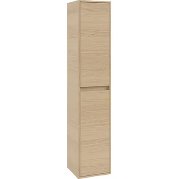 Koupelnový nábytek Villeroy & Boch Skyla - Vysoká skříňka 1700x350 mm, panty vpravo, Nordic Oak C80101VJ