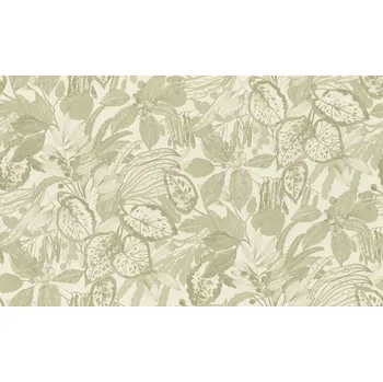 Tapeta RASCH | Vliesová tapeta na zeď Novella XL 983036 | 1,06 x 10,05 m | zelená, krémová + Zelená, krémová vliesová tapeta na stěnu 983036 v rozměru 1,06 x 10,05 m