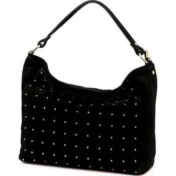 Kožená kabelka Luka 26-023 - černá