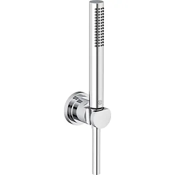 Sprchový set Kludi Nova Fonte Puristic Set sprchový s pevným držákem, 1-polohová sprcha, hadice 125 cm, chrom, 2085005-25