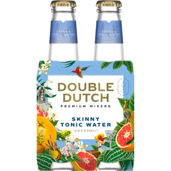 Limonáda Double Dutch Skinny Tonic Water Multipack 4x200ml 800ml
