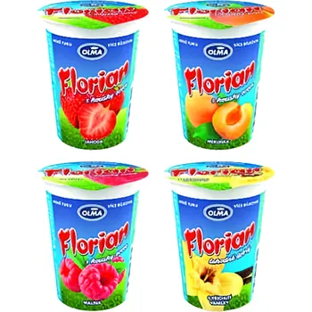 Olma Florian jogurt 2,3% mix příchutí 20x150g 3kg