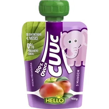Hello Cuuc 100% ovocná kapsička s mangem 100g