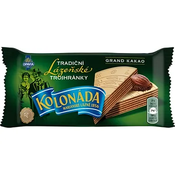Opavia Kolonáda Trojhránky lázeňské oplatky Grand kakao 50g