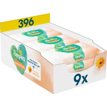 Dětská kosmetika PAMPERS Harmonie Protect & Care 9× 44 ks