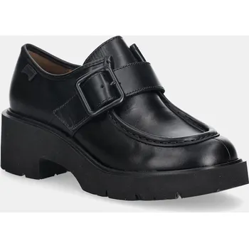 Dámské polobotky Kožené polobotky Camper Milah dámské, černá barva, na platformě, K201930-001 K201930.001 99X, EUR 37