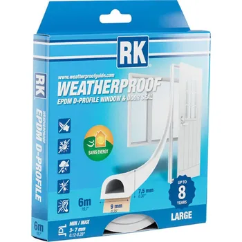 Zárubeň RAKENNUSKEMIA OY Páska těsnící, voděodolná EPDM D, RK bílá 6 m