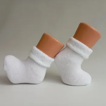 kojenecké froté bílé ponožky Trepon velikost 13-15