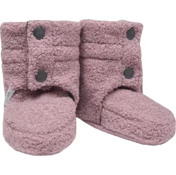 Capáčky ESITO | Capáčky Teddy fleece double Cyclamen pink - růžová / 3 - délka stélky: 13 cm