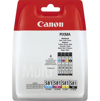 Tiskárna Canon CARTRIDGE CLI-581 C/M/Y/BK MULTI-PACK pro PIXMA TS615x, TS625x, TS635x, TS815x, TS825x, TS835x, TS915x (200 str.)