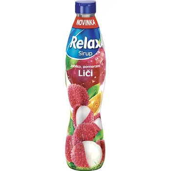 Sirup Relax Sirup příchuť jablko-pomeranč-liči 700ml