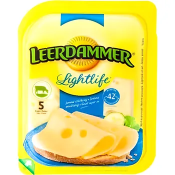 Leerdammer Lighlife sýr plátkový 260g