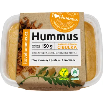 Rostlinná pomazánka I love hummus Karamelizovaná cibulka 150g