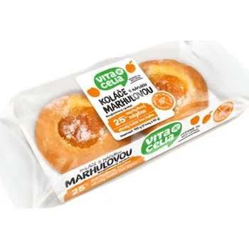 Vitacelia Koláče bezlepkové s náplní meruňkovou 2x50g 100g
