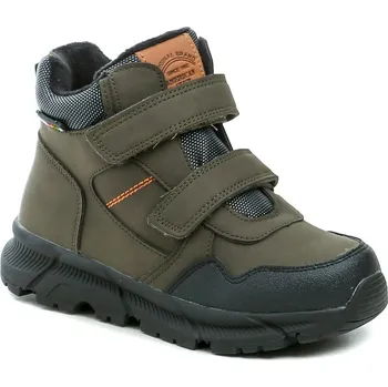 Dívčí zimní obuv American Club XD141 khaki dětské zimní boty EUR 33
