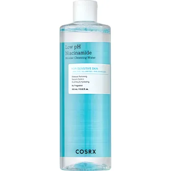 Micelární voda COSRX Low pH Niacinamide Cleansing Water Micelární voda pro citlivou pleť s niacinamidem 400ml