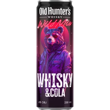 Whisky Stará Myslivecká Old Hunter's Whisky&Cola (6%) 250ml