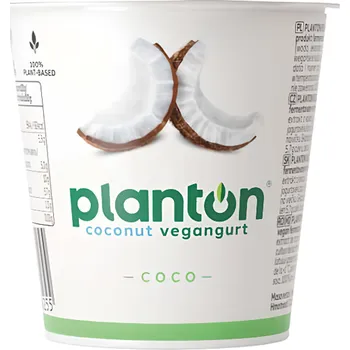 PlantON Zakysaný dezert z kokosového mléka 150g