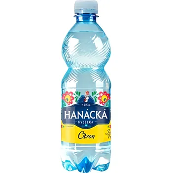Voda Hanácká Kyselka minerální voda citronová 12x500ml 6l